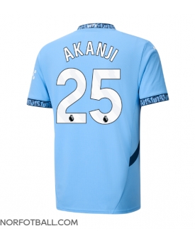 Billige Fotballdrakt Manchester City Manuel Akanji #25 Replika Hjemmedrakt 2024-25 Kortermet